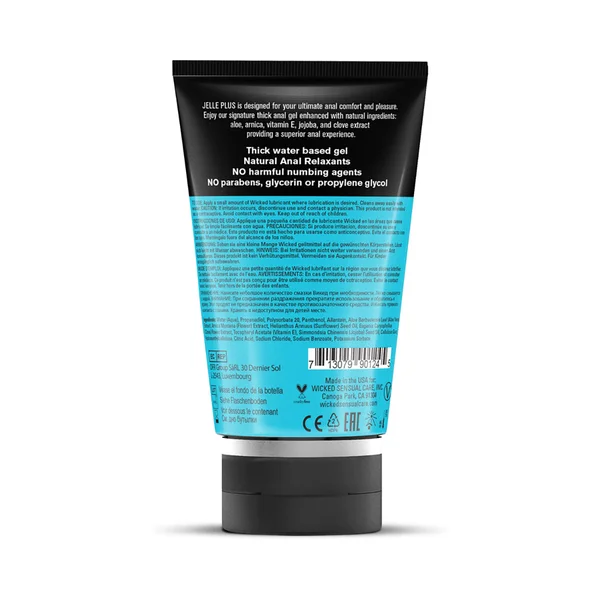 Wicked Jelle Plus Anal Personal Lubricant With Relaxants 4 fl oz — image 10 of 10