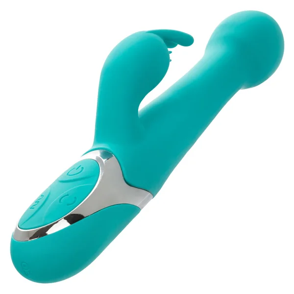 Enchanted Oscillate Rechargeable Silicone Dual Stimulation Vibrator With Thrusting, Rotating Beaded Head By CalExotics — image 22 of 23