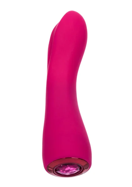 Gem Vibe Collection 7" Curve Rechargeable Waterproof Silicone G-Spot Vibrator By CalExotics - Pink — image 19 of 25
