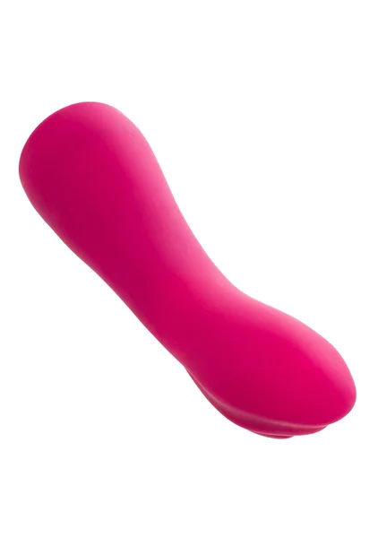 Gem Vibe Collection 7" Curve Rechargeable Waterproof Silicone G-Spot Vibrator By CalExotics - Pink — image 21 of 25