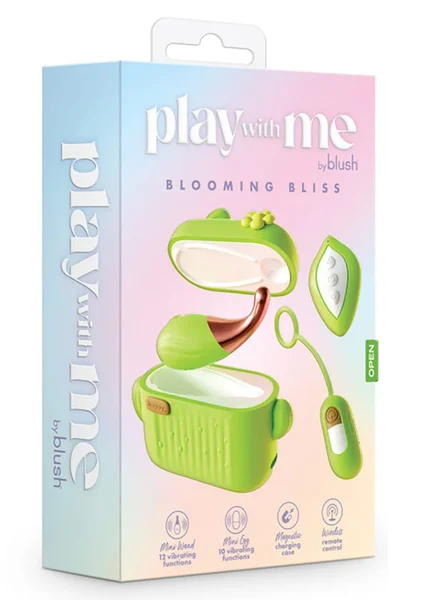 Play With Me Blooming Bliss Mini Pinpoint Wand & Egg Vibrators With Charging Case & Remote By Blush — image 20 of 20