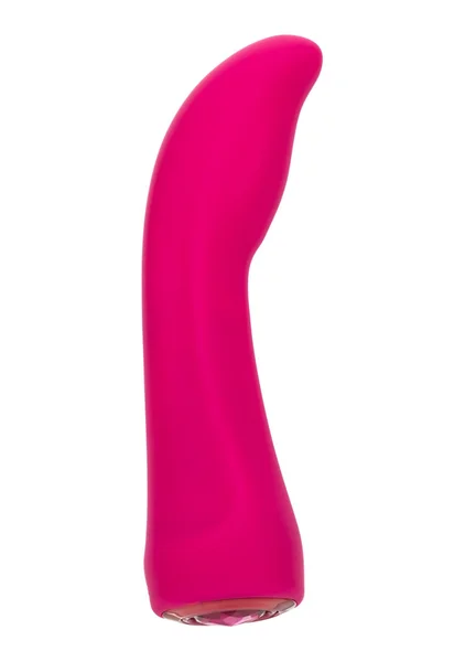 Gem Vibe Collection 7" Glider Rechargeable Waterproof Silicone G-Spot Vibrator By CalExotics - Pink — image 18 of 25