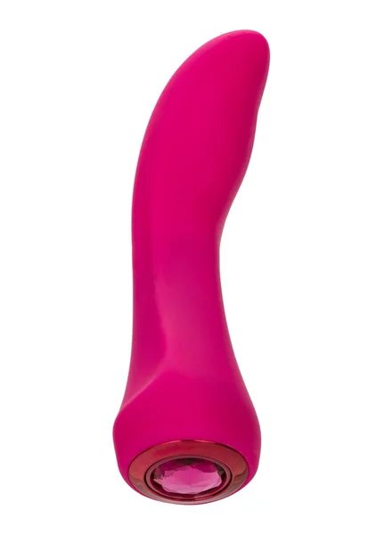 Gem Vibe Collection 7" Glider Rechargeable Waterproof Silicone G-Spot Vibrator By CalExotics - Pink — image 19 of 25