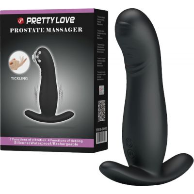 Pretty Love Vibrating Rechargeable Prostate Massager Black