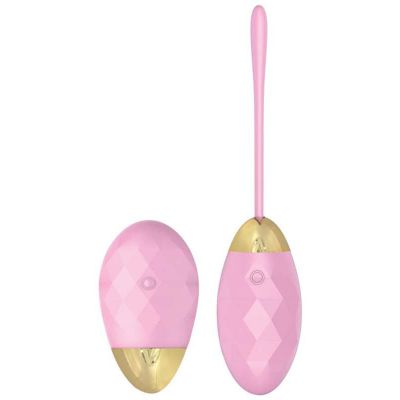 Diamonds The Majesty Rechargeable Egg with Remote Control Pink