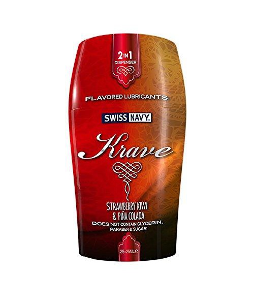 Swiss Navy Krave 2-In-1 Flavored Personal Lubricants 50ml