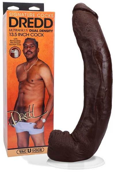Doc Johnson Signature Cocks Dredd 13.5" Dual Density Realistic Dildo with Suction Cup — image 13 of 18