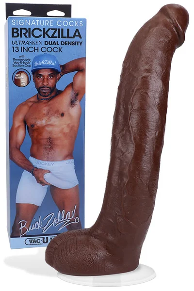Doc Johnson Signature Cocks Brickzilla 13" Dual Density Realistic Dildo with Suction Cup — image 13 of 18
