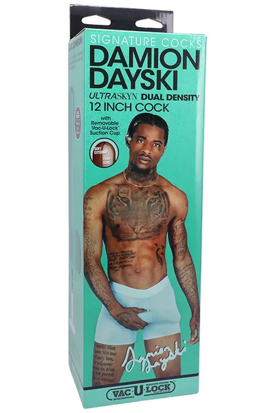 Doc Johnson Signature Cocks Damion Dayski 12" Realistic Dildo with Suction Cup — image 12 of 12