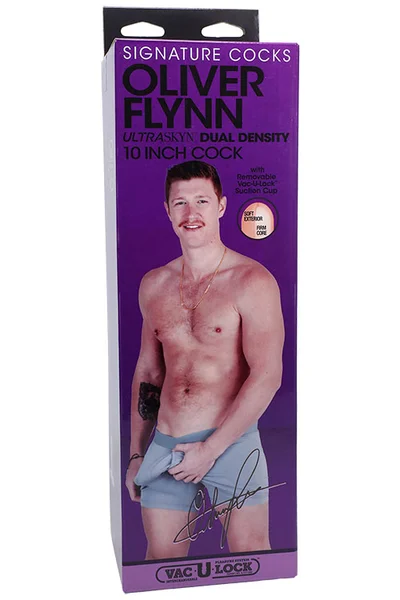 Doc Johnson Signature Cocks Oliver Flynn 10" Realistic Dildo with Suction Cup — image 18 of 18
