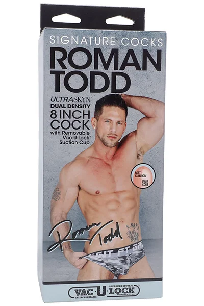 Doc Johnson Signature Cocks Roman Todd 8" Realistic Dildo with Suction Cup — image 12 of 12