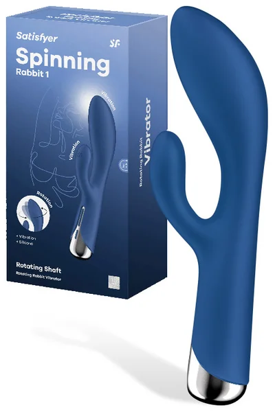 Satisfyer Spinning Rabbit 1 Rotating 7.9" Rabbit Vibrator — image 9 of 12