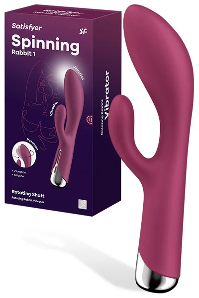 Satisfyer Spinning Rabbit 1 Rotating 7.9" Rabbit Vibrator — image 7 of 12