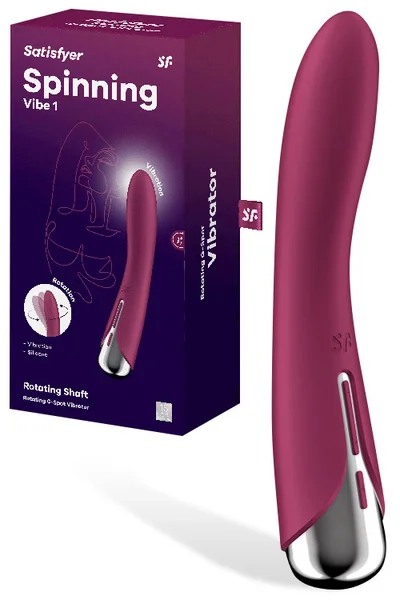 Satisfyer Spinning Vibe 1 Rotating 6.9" G Spot Vibrator — image 7 of 12