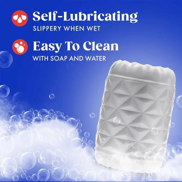 Rize Reakt Self-Lubricating Stroker White — image 13 of 13