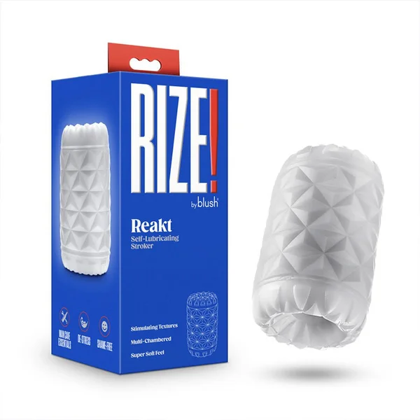 Rize Reakt Self-Lubricating Stroker White — image 7 of 13