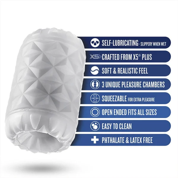 Rize Reakt Self-Lubricating Stroker White — image 9 of 13