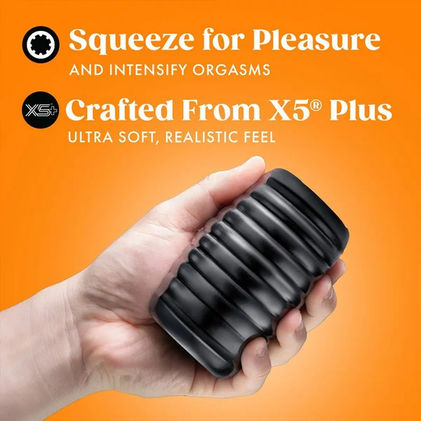 Rize Grasp Self-Lubricating Stroker Black — image 6 of 8