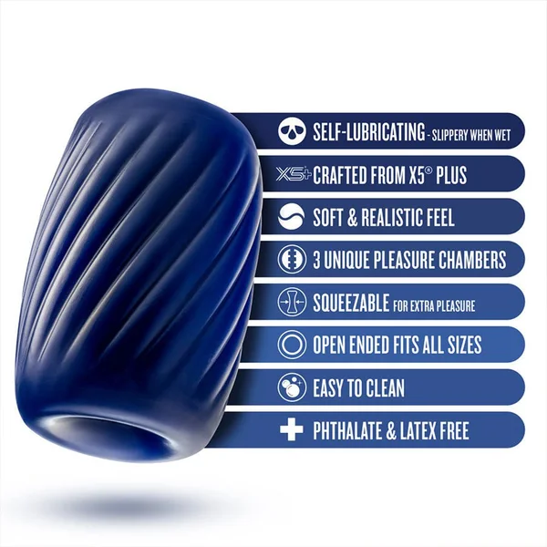Rize Turbine Self-Lubricating Stroker Blue — image 11 of 13