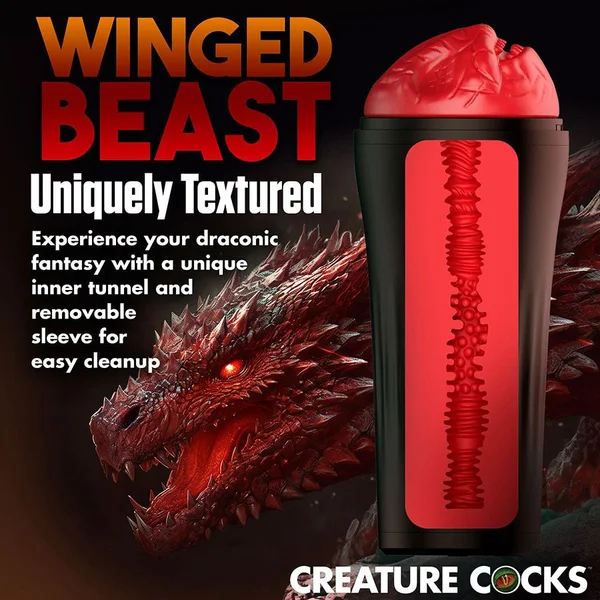 Dragon Snatch Mystical Red Male Masturbator — image 5 of 8