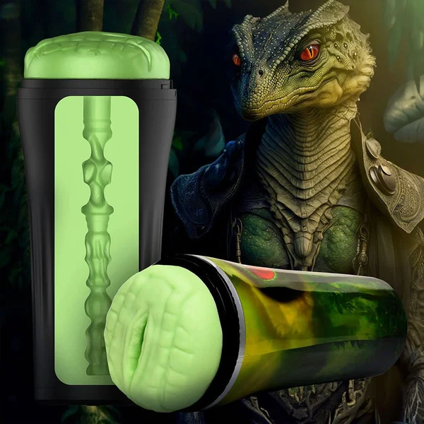 Raptor Reptile Green Male Masturbator — image 2 of 8