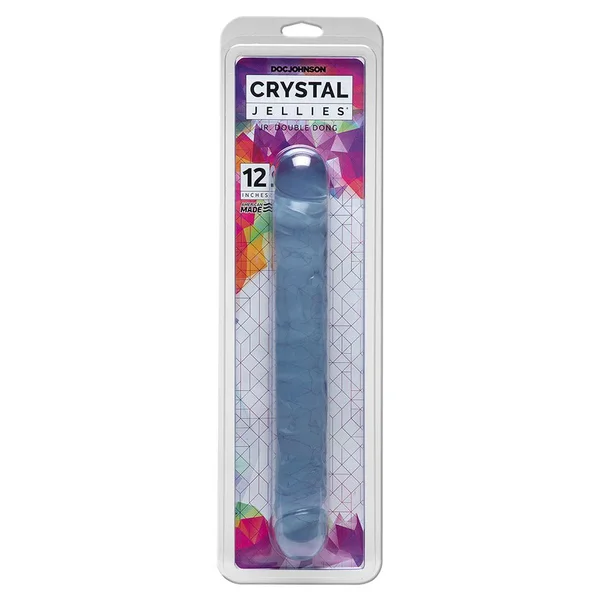12 Inch Crystal Jellies Jr. Double Dildo — image 4 of 7