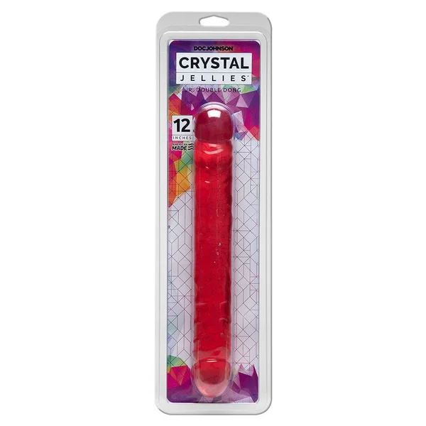 12 Inch Crystal Jellies Jr. Double Dildo — image 6 of 7