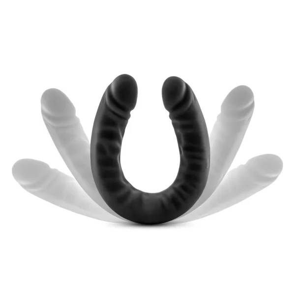 Black 18 Inch Silicone Double Headed Dildo by Ruse — image 5 of 5