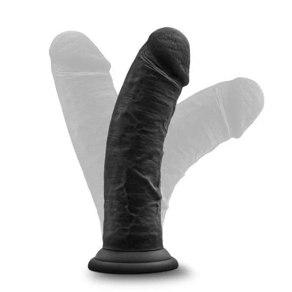 Ruse Jammy 8 Inch Black Silicone Dildo — image 3 of 5