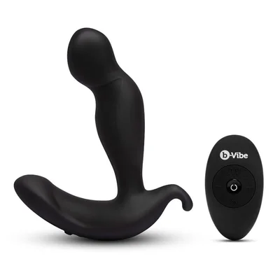 b vibe 360 Plug Rotating and Vibrating Black Anal Plug