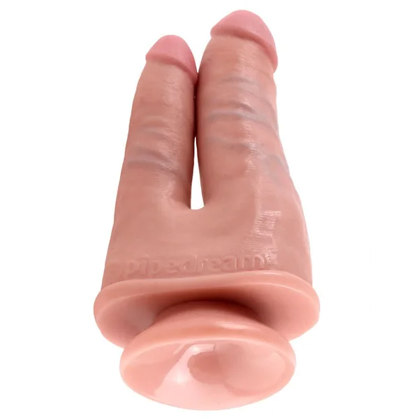 King Cock 6 Inch Double Penetrator Realistic Dildo with Suction Cup — image 3 of 5