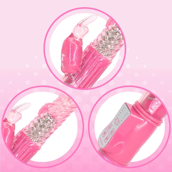 9 Inch Rotating Orgasm Rabbit in Pink — image 6 of 11
