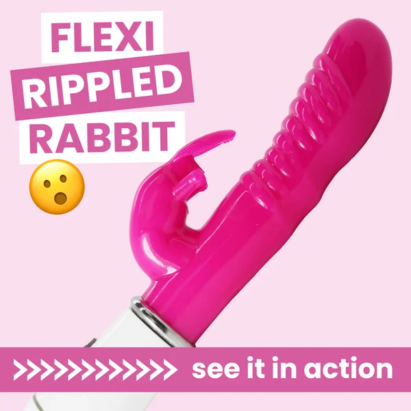 Rippled Rabbit Vibrator — image 3 of 10