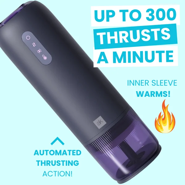 Automated Thrusting and Vibrating Warming Masturbator - Up To 300 Thrusts Per Minute! — image 8 of 25