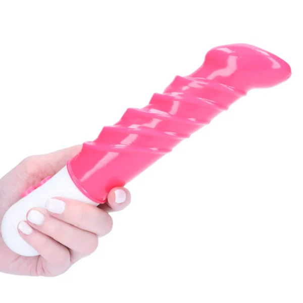 Thick Rippled Vibrating Dildo — image 4 of 4