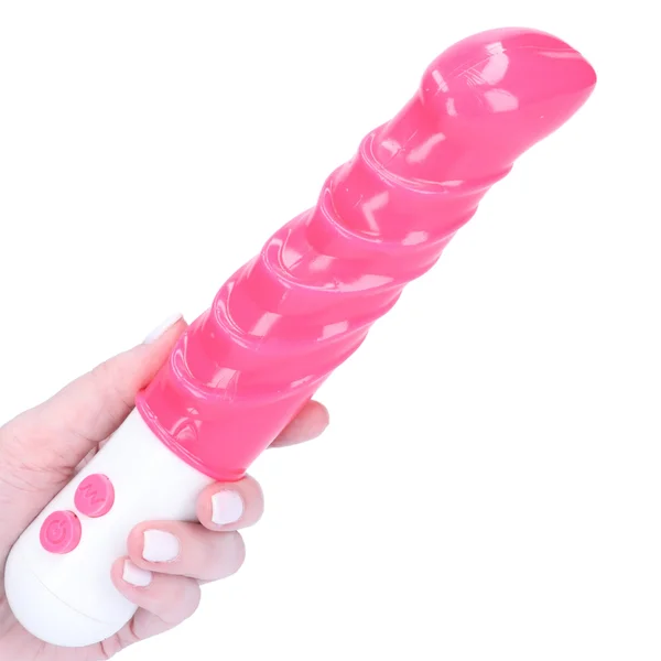 Thick Rippled Vibrating Dildo — image 3 of 4