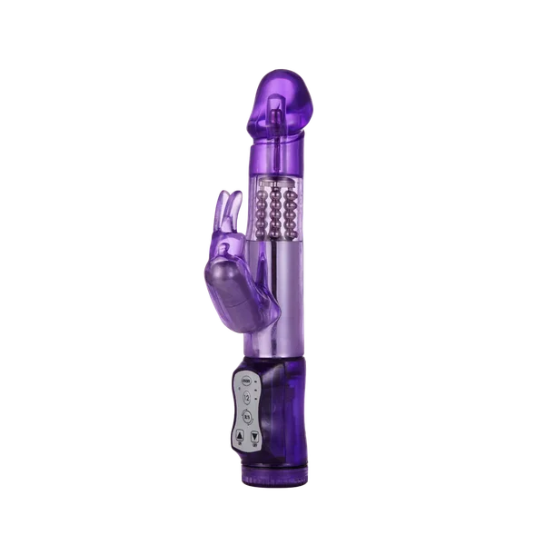 Rabbit Vibrator With 5 Rows Of Rotating Beads — image 17 of 22