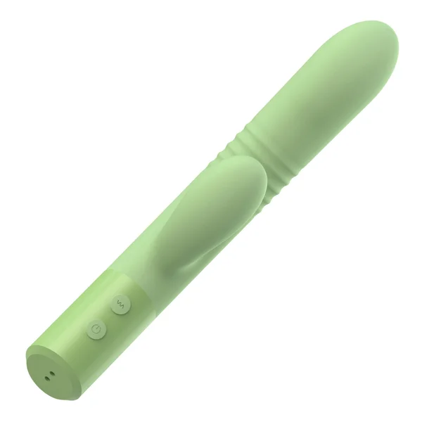 The Coelho - Telescopic Thrusting Silicone Rabbit Vibe with Charging Stand — image 11 of 15