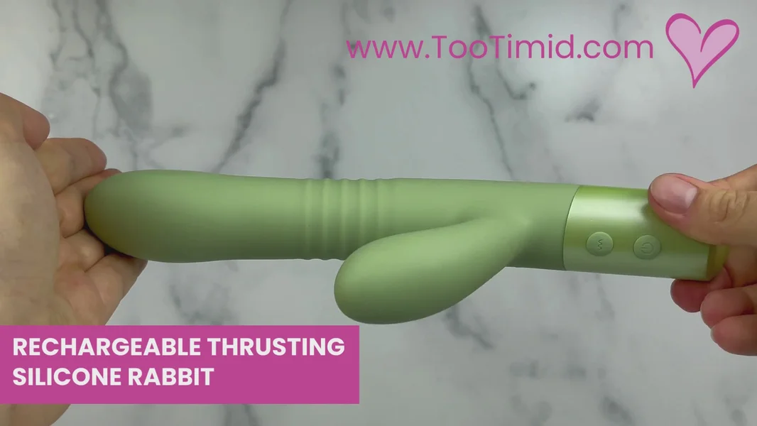 The Coelho - Telescopic Thrusting Silicone Rabbit Vibe with Charging Stand — image 15 of 15