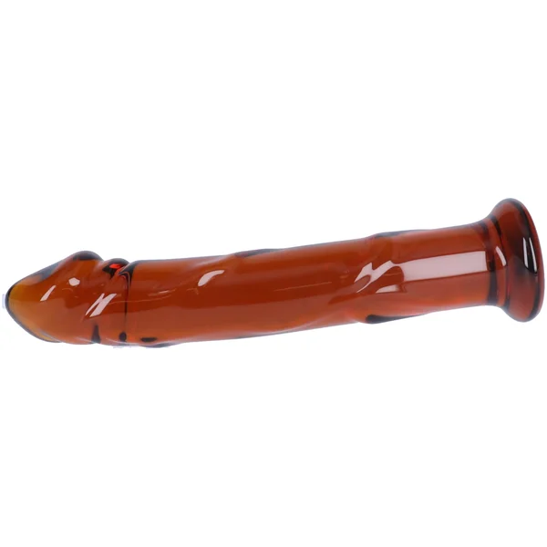 6.5 Inch Amber Glass Dildo — image 5 of 5