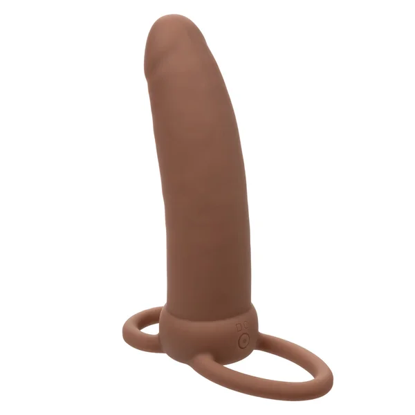 Performance Maxx Rechargeable Thick Dual  Penetrator - Brown — image 10 of 16
