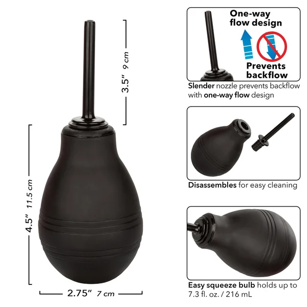 One Way Anal Douche - Black — image 13 of 15