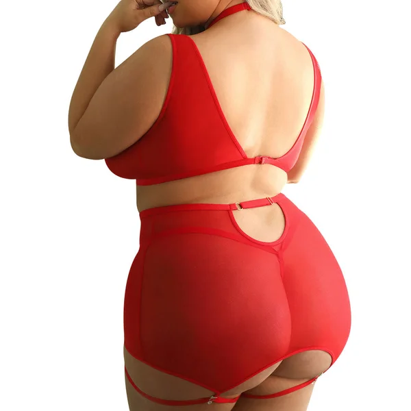 Fantasy Lingerie Tease Vaughn Bralette, Gartered Skirt & Panty Set — image 8 of 9