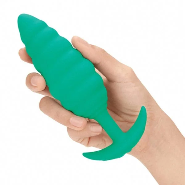 b-Vibe Zoe Ligon Collection Twist Ribbed Texture Butt Plug