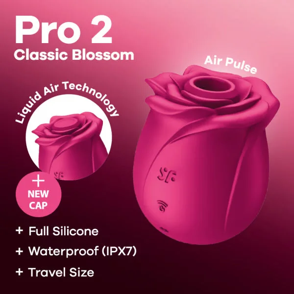 Satisfyer Pro 2 Classic Blossom Air Pulse Vibrator — image 9 of 12
