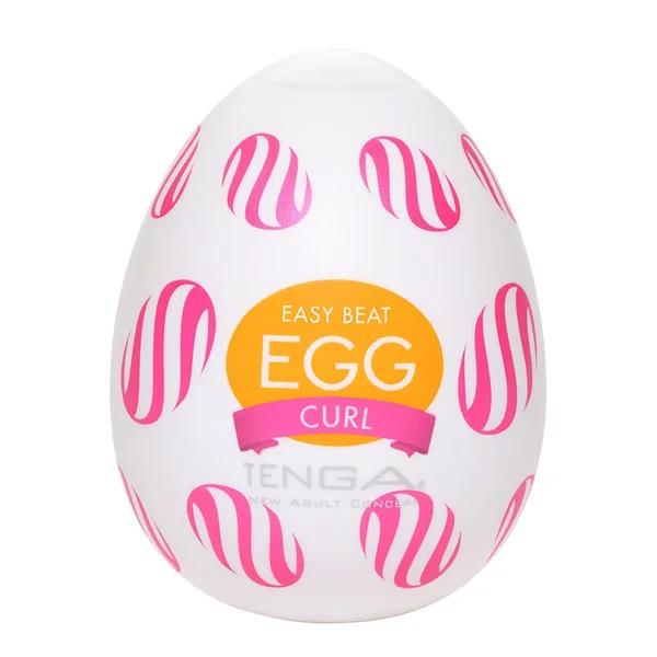 Tenga Easy Ona-Cap Egg Stroker - Curl — image 4 of 5