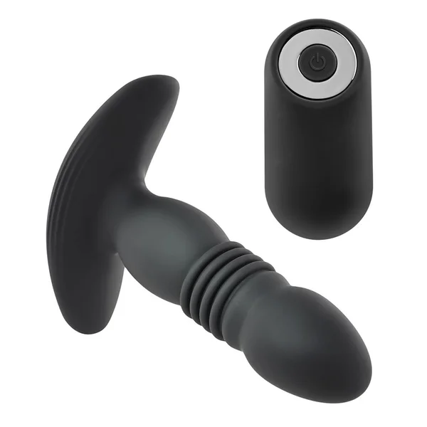 Playboy Pleasure Trust the Thrust Vibrating & Thrusting Butt Plug with Remote — image 5 of 5