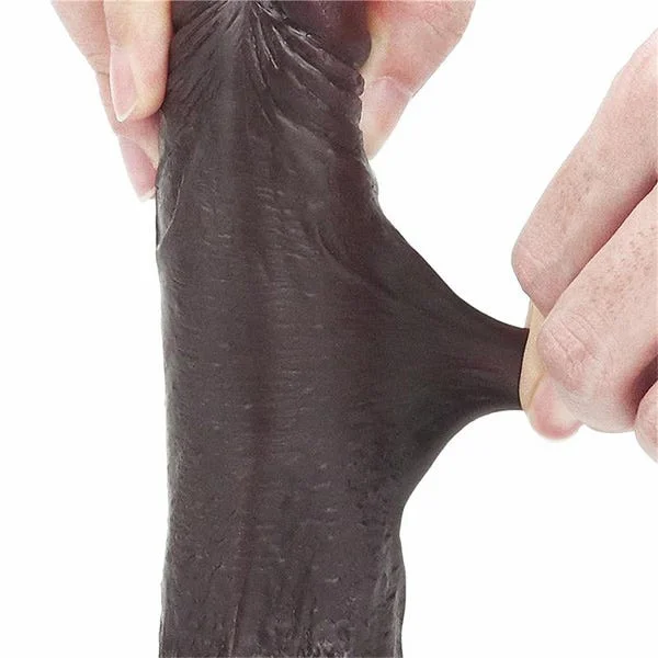 Lovetoy Sliding Skin 7-Inch Dual Layer Dong — image 23 of 25