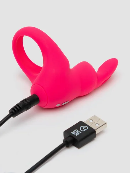 Happy Rabbit Rechargeable Silicone Rabbit Cock Ring Pink — image 8 of 10