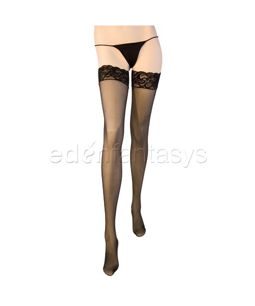 Lace Top Thigh High